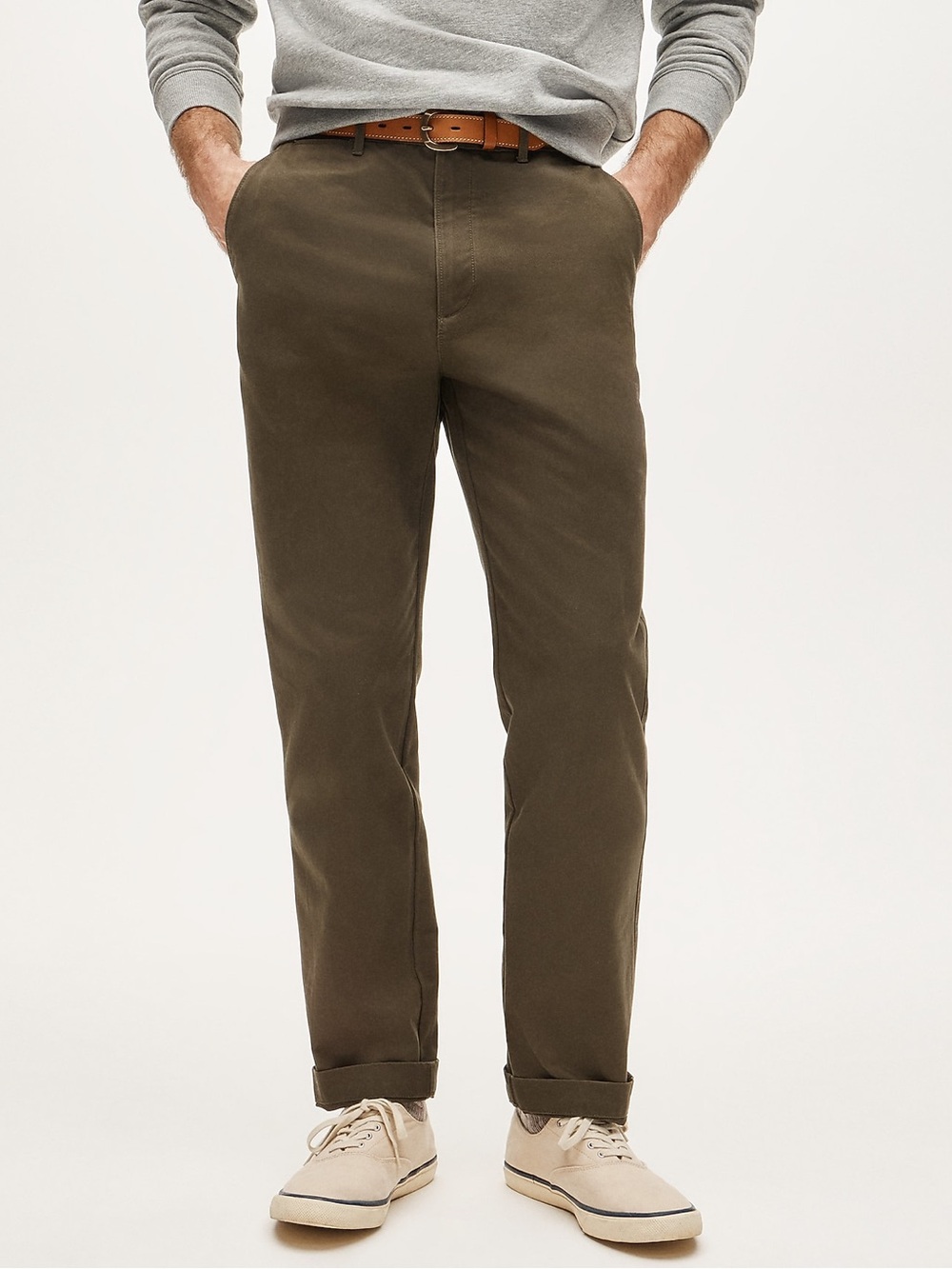 BRAND NEW J. Crew Green Straight Chino Pant in W32 L34